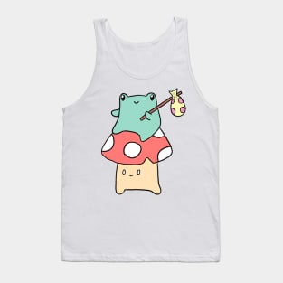 Pastel Frog and Mushroom friend Tank Top